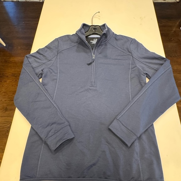 Vineyard Vines Womens Navy Blue Pullover Jacket 1/4 Zip Performance Golf Sz XS - Picture 9 of 11